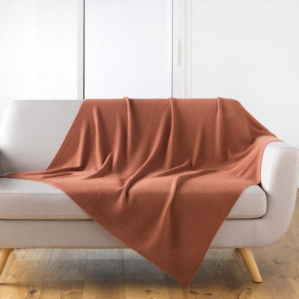 Kötött takaró 125x150 cm Tricotine – douceur d'intérieur-image-1