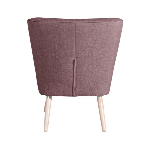 Neele Duro Aubergine kopott rózsaszín fotel - Max Winzer-image-1