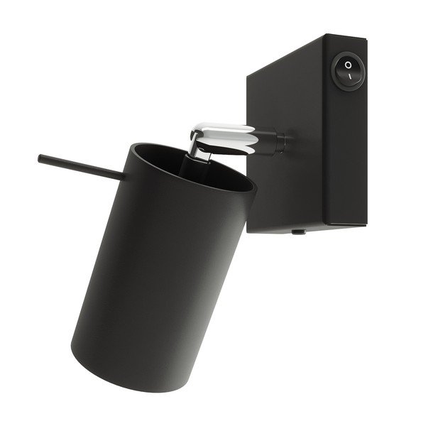 Fekete fém spotlámpa ø 6 cm Etna – Sollux