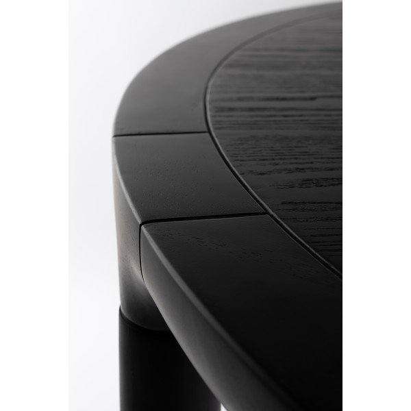 Kerek étkezőasztal kőrisfa dekorral ø 128 cm Storm – Zuiver-image-4