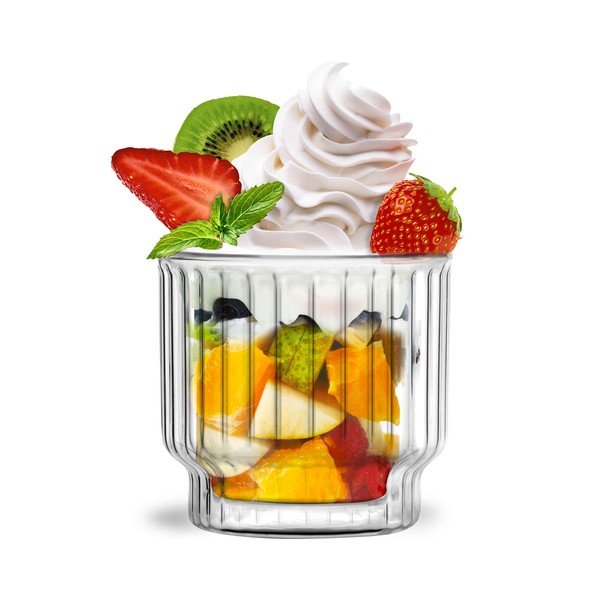 2 db-os duplafalú pohár készlet, 260 ml - Vialli Design-image-4