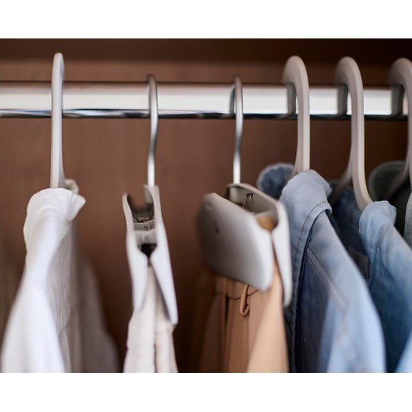 Műanyag vállfa szett nadrágokhoz 2 db-os Orderly – Joseph Joseph-image-4