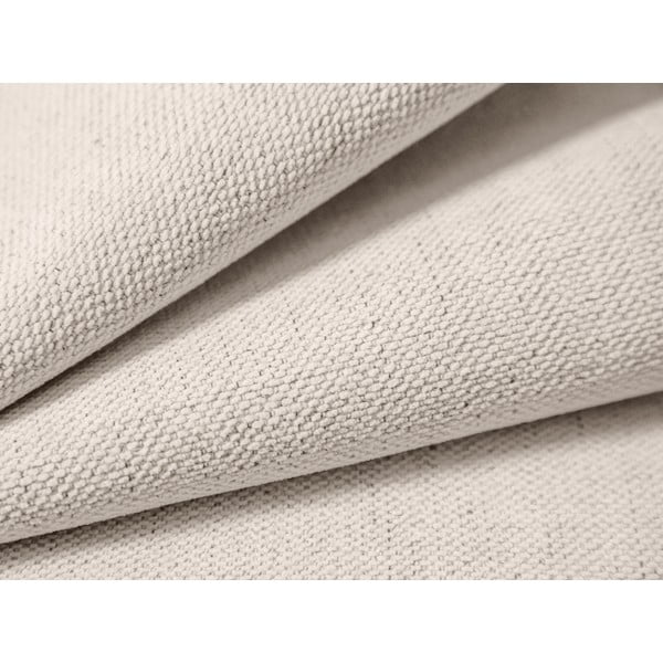 Krémszínű kárpitozott ágyneműtartós franciaágy ágyráccsal 160x200 cm Lupine – Micadoni -image-4