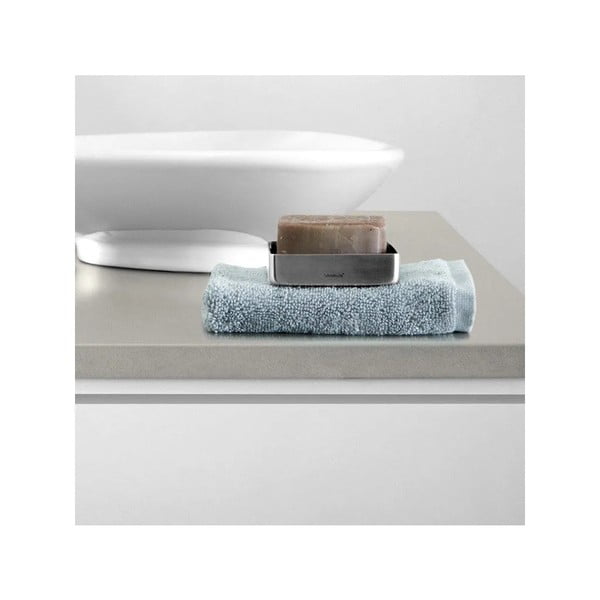 Fényes ezüstszínű rozsdamentes acél szappantartó Nexio – Blomus-image-2