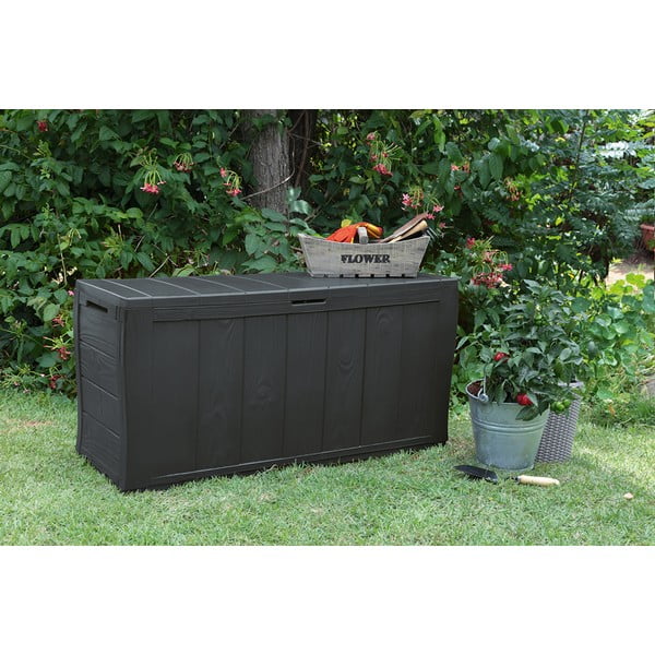 Sötétszürke kerti tárolódoboz Sherwood – Keter-image-3