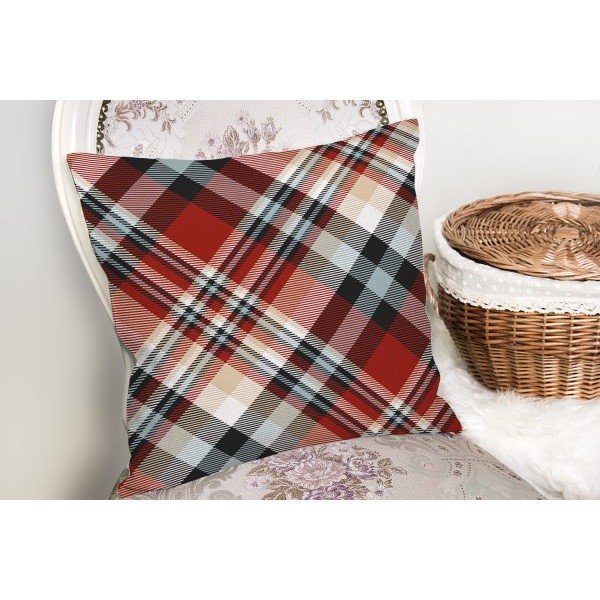 Flannel piros dekorációs párnahuzat, 35 x 55 cm - Minimalist Cushion Covers-image-2