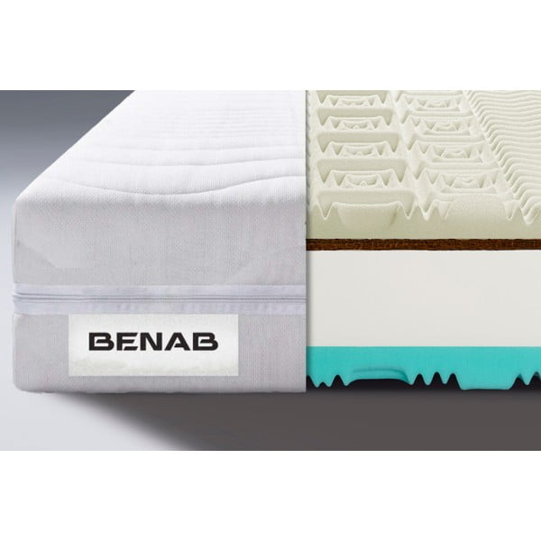 Kemény-közepes keménységű kétoldalas hab matrac 120x200 cm Visco Touch – BENAB-image-1