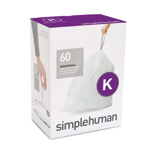 Szemeteszsák 60 db 45 l K - simplehuman