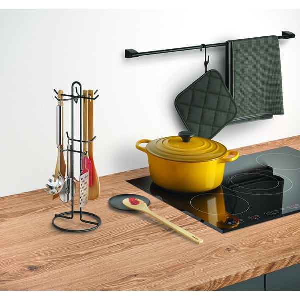 Rozsdamentes acél konyhai eszköztartó állvány Lava – Metaltex-image-1