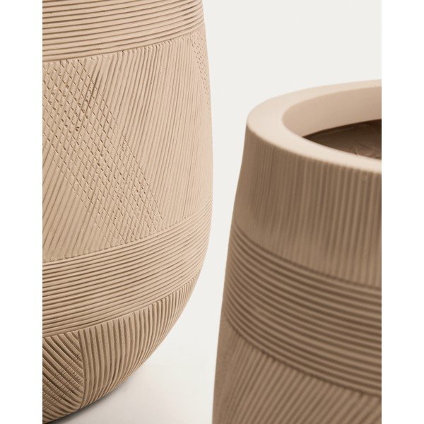 Beton kaspó szett 2 db-os ø 50 cm Tival – Kave Home-image-4
