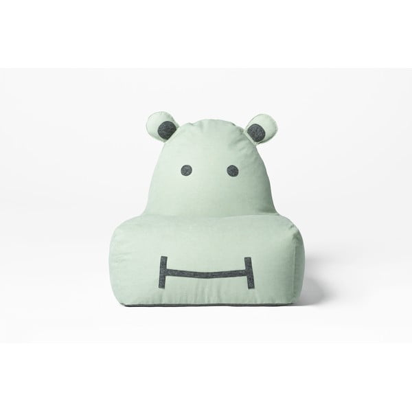 Mentazöld gyerek babzsák Hippo – The Brooklyn Kids-image-1