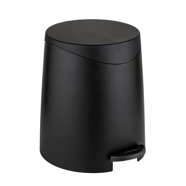 Fekete műanyag pedálos szemetes 3 l Portes – Allstar