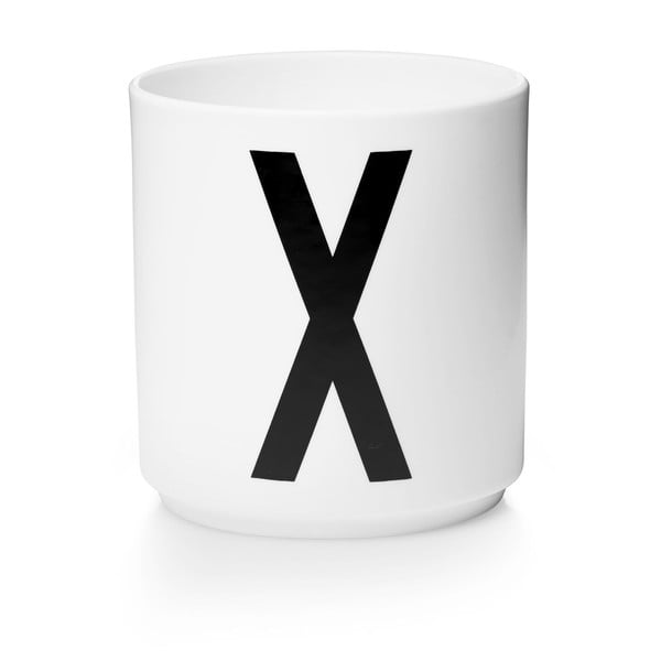 Personal X fehér porcelánbögre - Design Letters