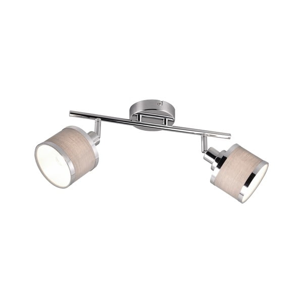 Bézs-ezüstszínű fali lámpa ø 10 cm Arosa – Trio-image-3