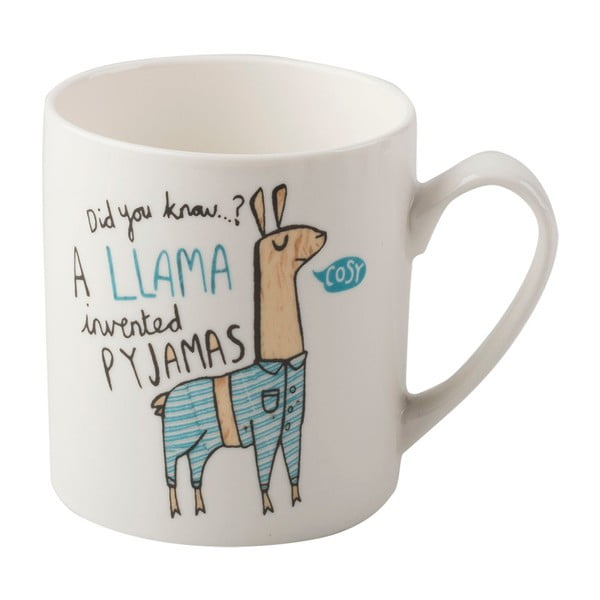 Llama Pyjamas porcelánbögre, 300 ml - Creative Tops