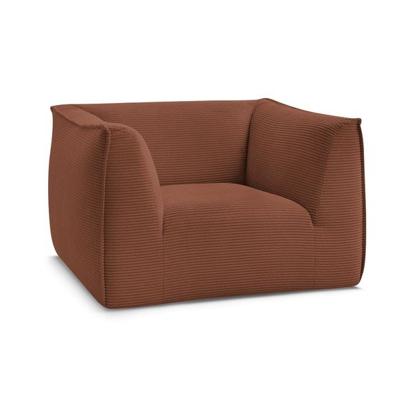 Narancssárga kordbársony fotel Giorgia – Bobochic Paris