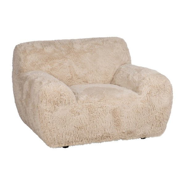 Bézs fotel Teddy – Ixia