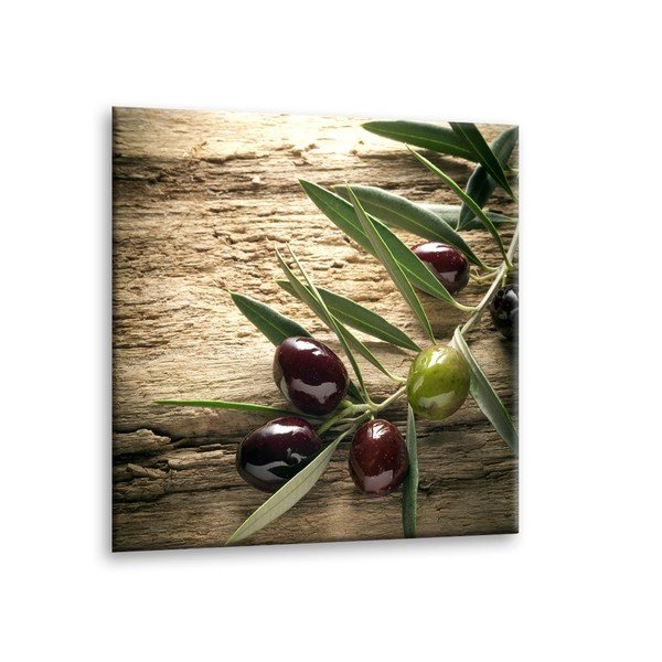 Glas Kitchen Olives 4 kép, 30 x 30 cm - Styler-image-1