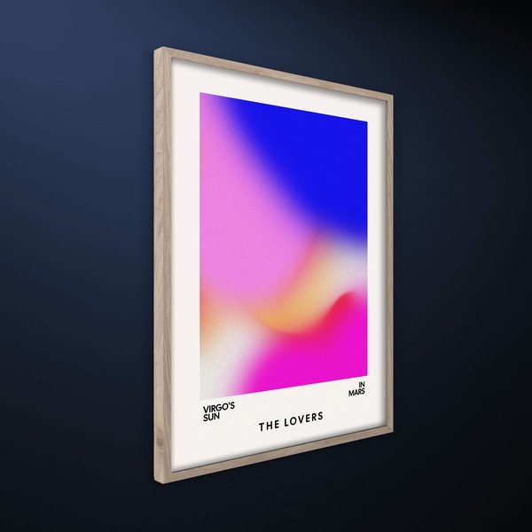 Nyomtatott keretezett kép 50x70 cm Love Flow – Styler-image-3