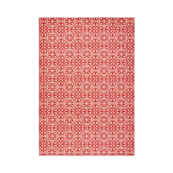 Gloria Pattern piros futószőnyeg, 80 x 200 cm - Hanse Home