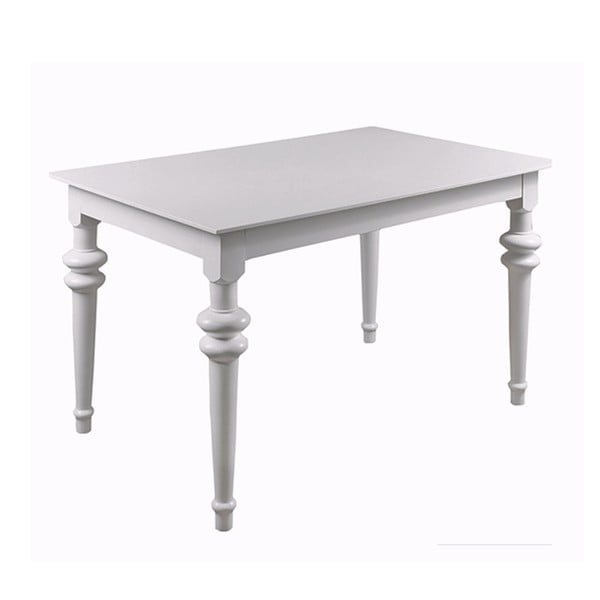 Torino fehér bővíthető étkezőasztal, 190 x 95 cm - Durbas Style