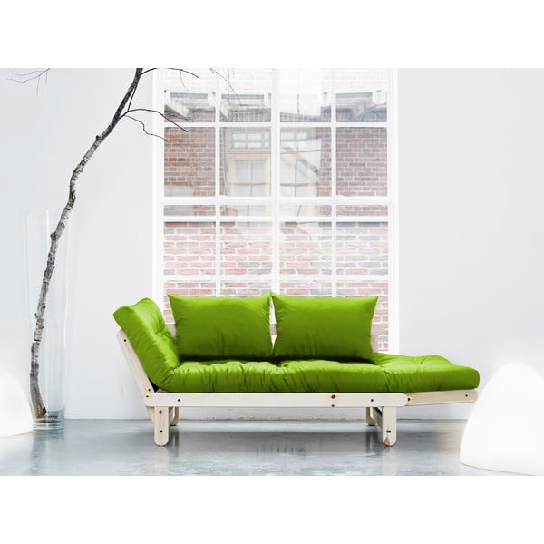 Beat Natural/Lime kinyitható kanapé - Karup-image-1