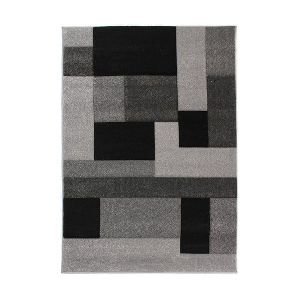 Cosmos fekete-szürke szőnyeg, 160 x 230 cm - Flair Rugs