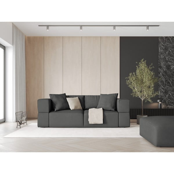 Sötétszürke kanapé 214 cm Esther – Milo Casa-image-1