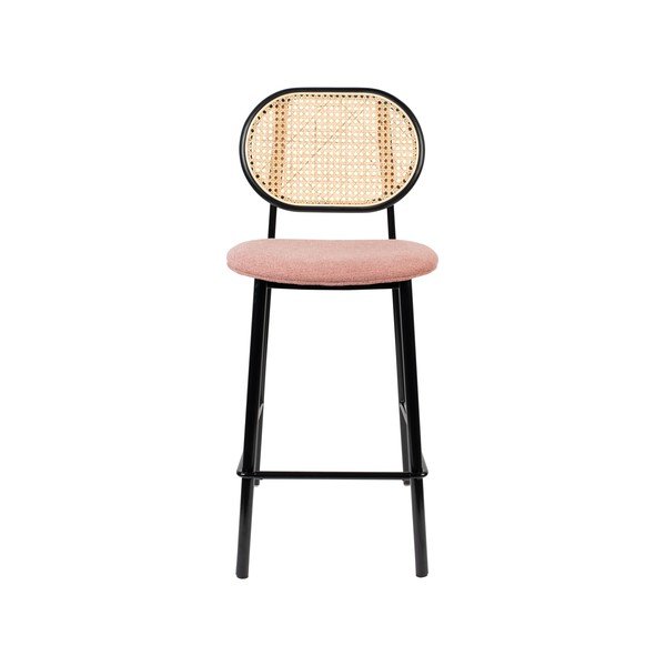 Fekete-világos rózsaszín bárszék 94 cm Spike – Zuiver-image-2