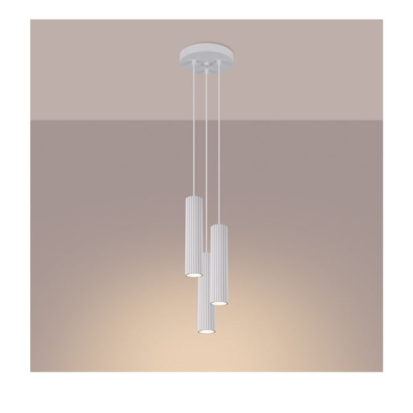 Fehér függőlámpa ø 19,5 cm Gleam – Sollux-image-3