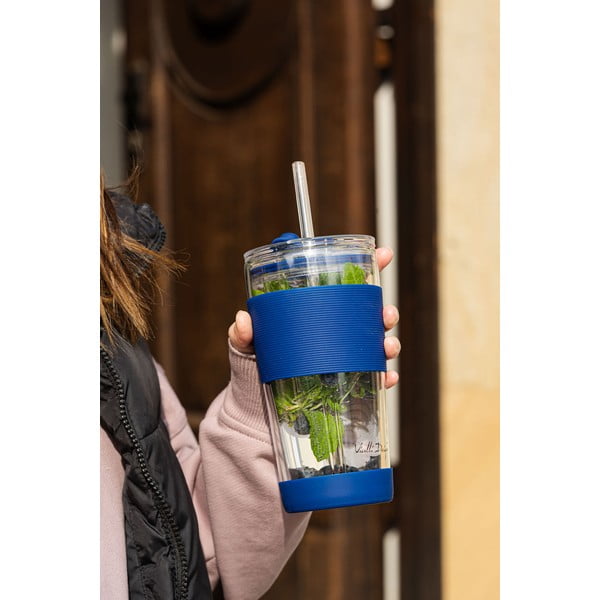 Kék termobögre 600 ml Fuori – Vialli Design-image-2