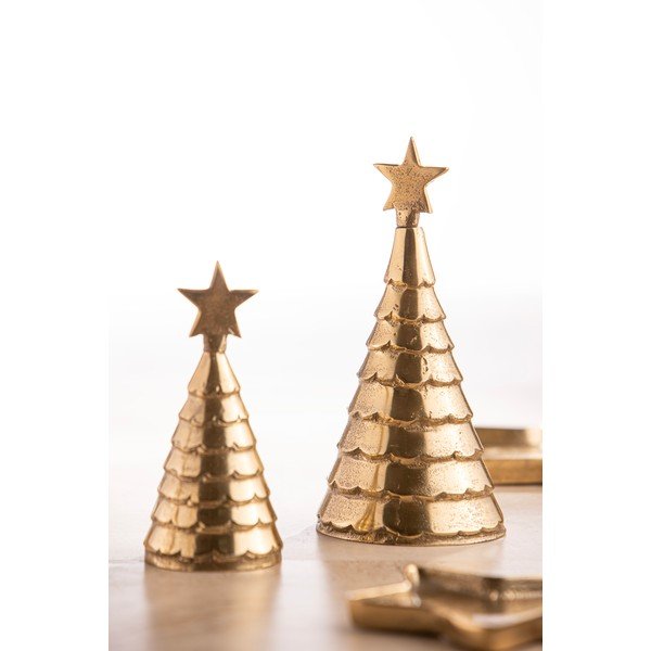 Fém karácsonyi figura (magasság 21,5 cm) Noelle Christmas Tree – Ladelle-image-1