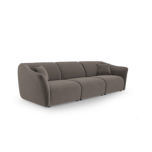 Barna bársony kanapé 292 cm Tokyo – Cosmopolitan Design-image-2