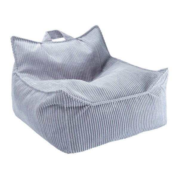 Kék kordbársony gyerek babzsákfotel Chair – Wigiwama