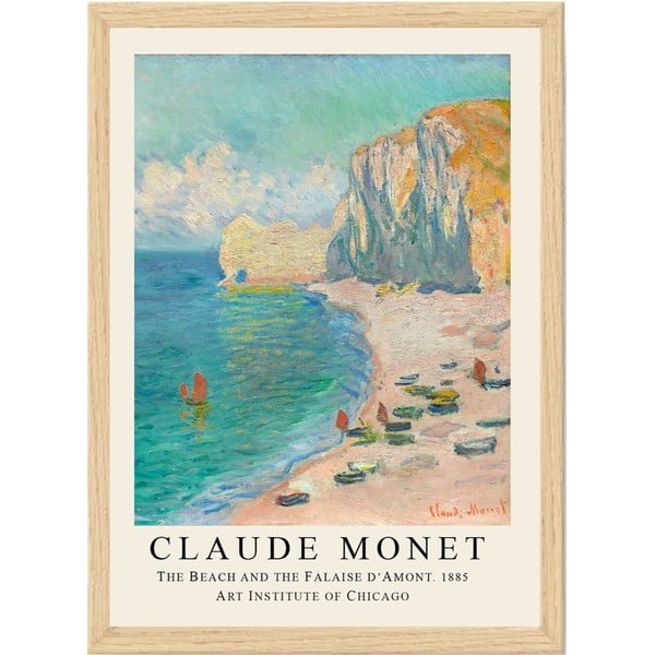 Keretezett poszter 35x45 cm Claude Monet – Wallity