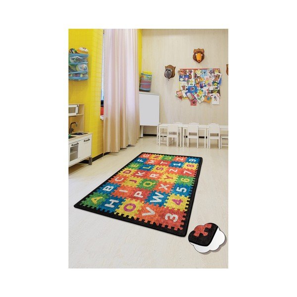 Puzzle gyerekszőnyeg, 200 x 290 cm-image-1