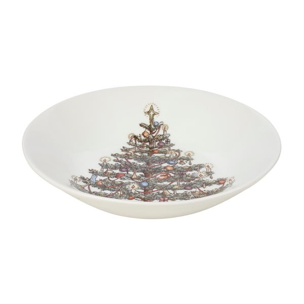Christmas Tree tál, ⌀ 20 cm - Churchill China