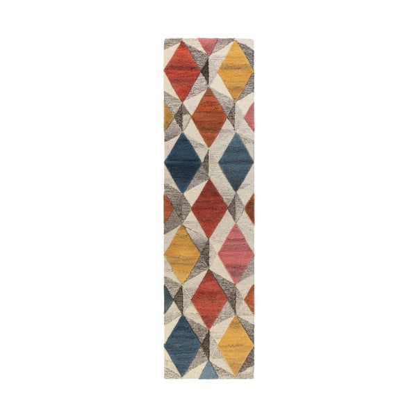 Yara gyapjú szőnyeg, 60 x 230 cm - Flair Rugs