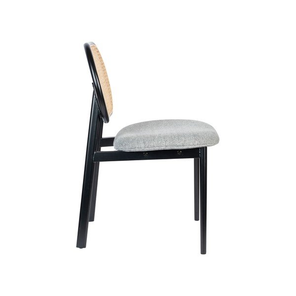 Szürke rattan étkezőszék Spike - Zuiver-image-3