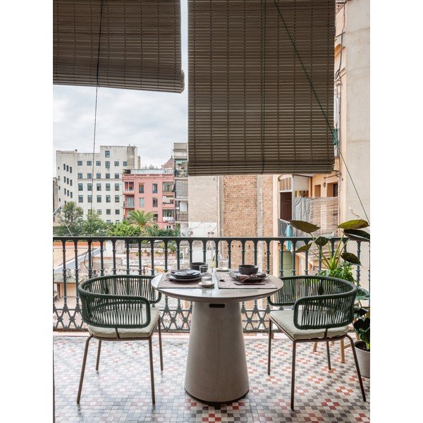 Itai beton kerti étkezőasztal, ⌀ 90 cm - Kave Home-image-3