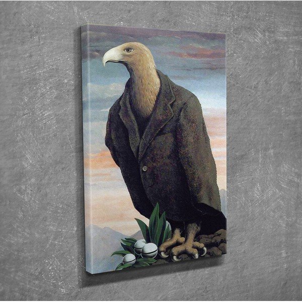 Vászon fali kép Rene Magritte Nest másolat, 30 x 40 cm-image-2