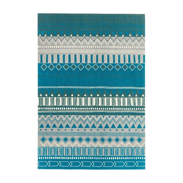 Tribal Mix türkiz szőnyeg, 160 x 230 cm - Asiatic Carpets