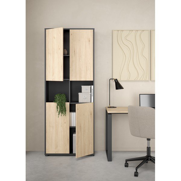 Natúr színű kiegészítő ajtó tölgyfa dekorral Sign – Tvilum-image-1