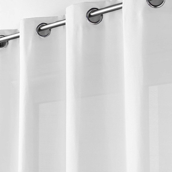 Fehér mikroszálas függöny 140x280 cm Absolu – douceur d'intérieur-image-1