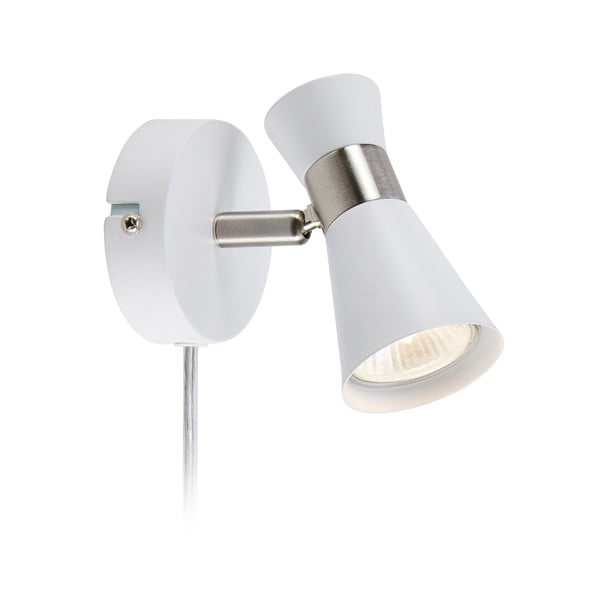 Fehér fali lámpa (hosszúság 12 cm) Folie – Markslöjd