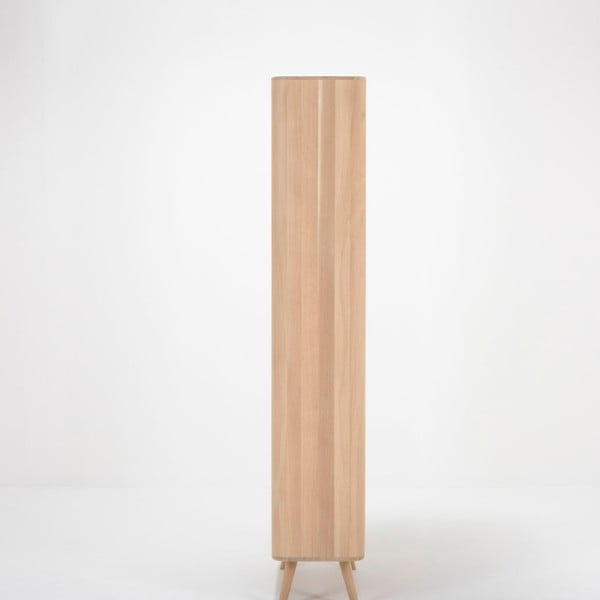 Ena tölgyfa könyvespolc, 90 x 35 x 200 cm - Gazzda-image-4