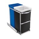 Műanyag szemetes 35 l Dual - simplehuman