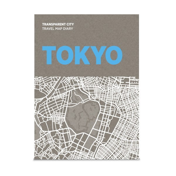 Transparent City Tokyo írható térkép - Palomar