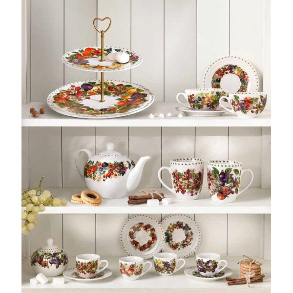 Fehér new bone china teáskanna Le Primizie – Brandani-image-1