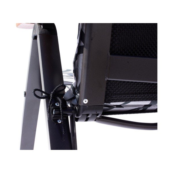 Fekete fém kerti fotel Ass Comfort - Sun Garden-image-2